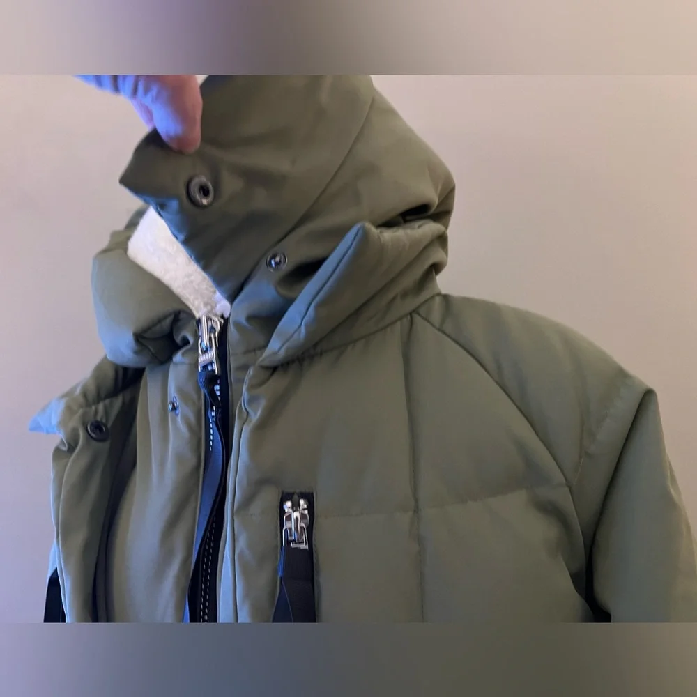 NWOT Orolay Womens Thickened Down Jacket/ Parka Green reg Size S - Picture 3 of 9